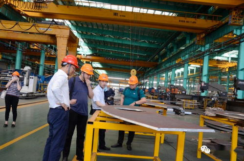 河鋼集團客服中心技術服務部總經理王恒波一行蒞臨大明靖江基地考察交流